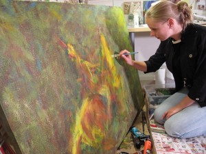 Anna Starkova painting abstract